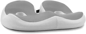 1 Piece Cushion Set for Office, car and Home Seating Breathable and Easy to Clean, Ideal for Sitting, Driving and Studying, Available in Black and Grey Navy(Light Grey)