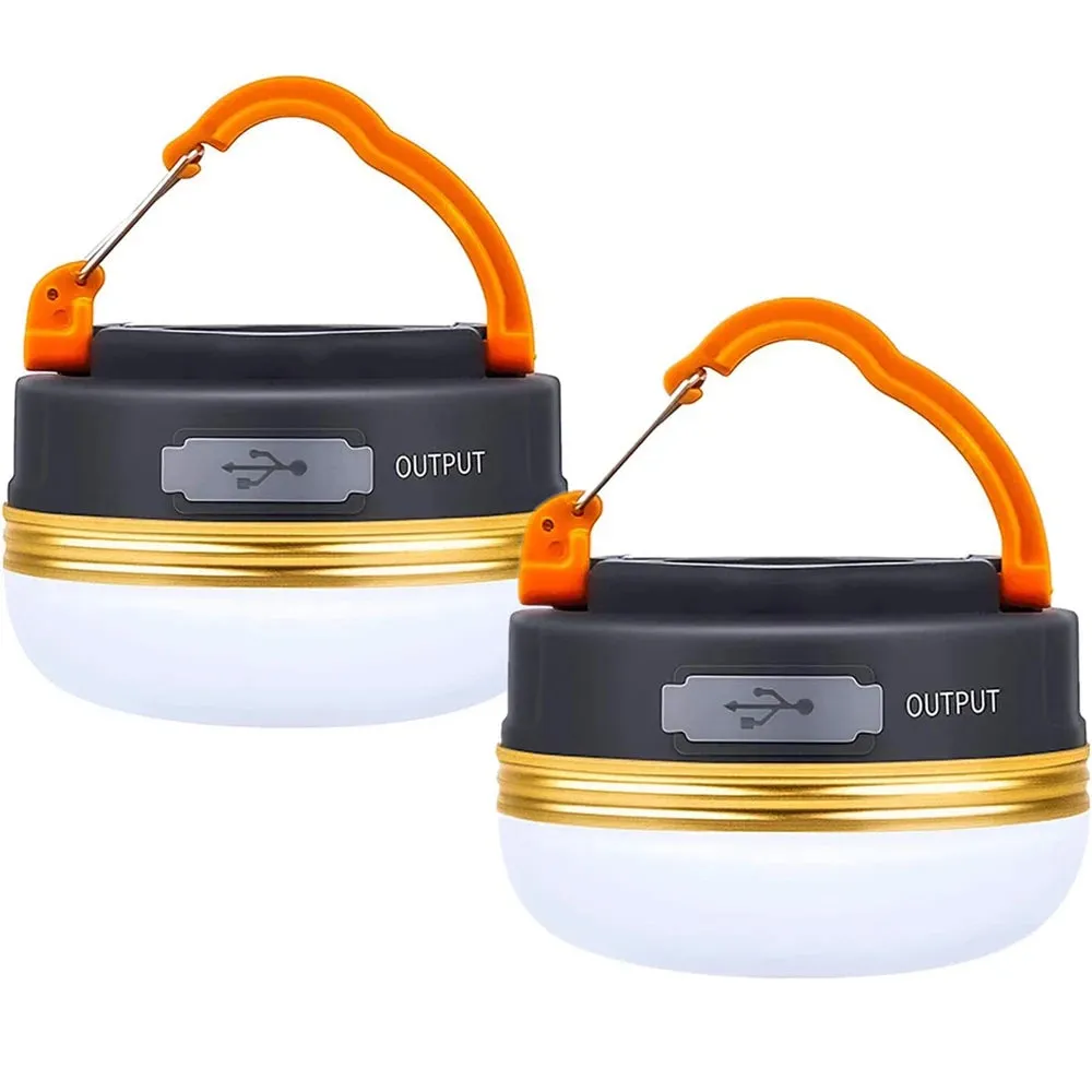 10W LED Portable Camping Lantern 1800mAh Battery USB Rechargeable Tent Light Outdoor Hiking Hanging Lamp