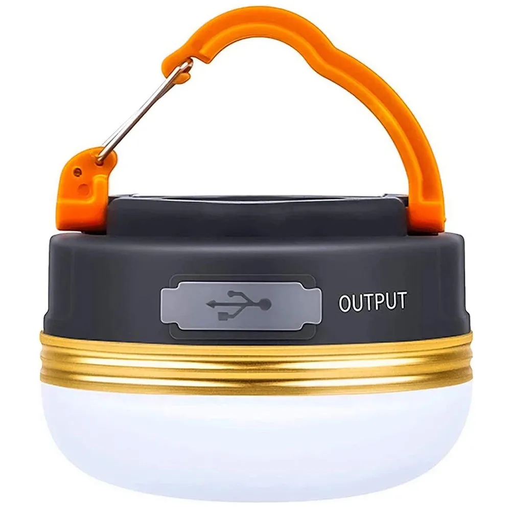 10W LED Portable Camping Lantern 1800mAh Battery USB Rechargeable Tent Light Outdoor Hiking Hanging Lamp