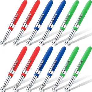12 Pieces Telescoping Magnetic Pickup Tool 8 Lbs 30 Inch Extendable Magnet Grabber Stick Tool Hard-to-reach Telescopic Retrieval for Men Women Husband Birthday Father's Day
