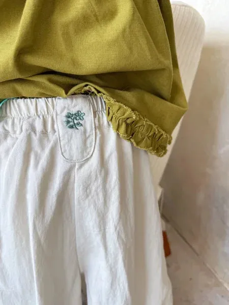 2025 Summer Girls Cotton Lantern Pants – Loose Lightweight Mosquito-Resistant Trousers for Kids