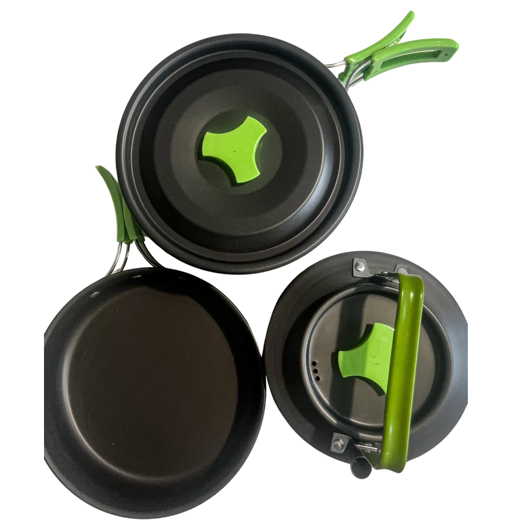 3 Piece Camping Cookware Set