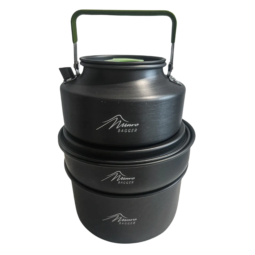 3 Piece Camping Cookware Set
