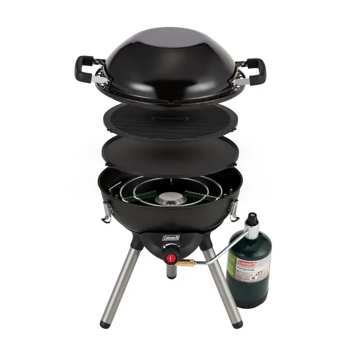 4n1 Portable Propane Camping Stove with Stove,Wok,Griddle & Grill