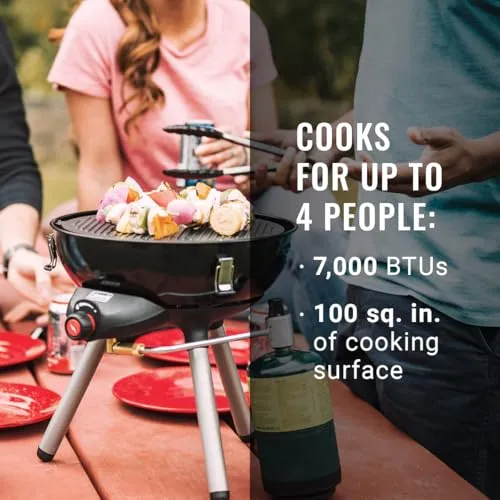4n1 Portable Propane Camping Stove with Stove,Wok,Griddle & Grill