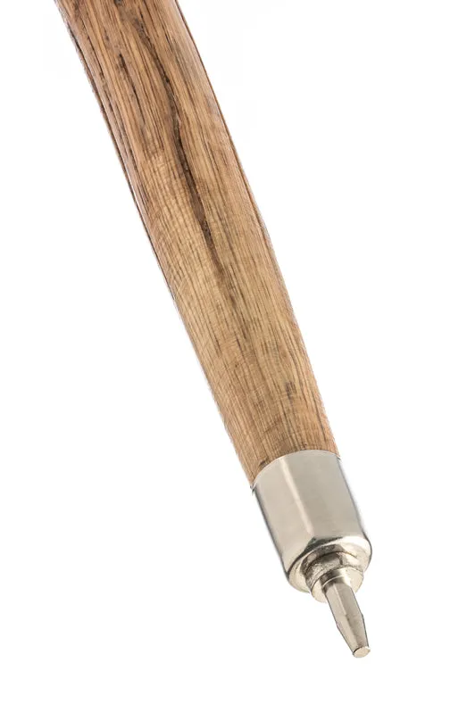 55" Assorted Hiking Sticks Burnt Animal & Plain, Rubber Cover, Iron Tip, Paracord Hand Strap