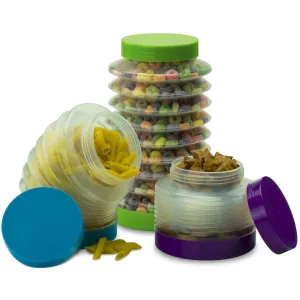9-Piece: Smart Planet Boing Collapsible Canisters Set