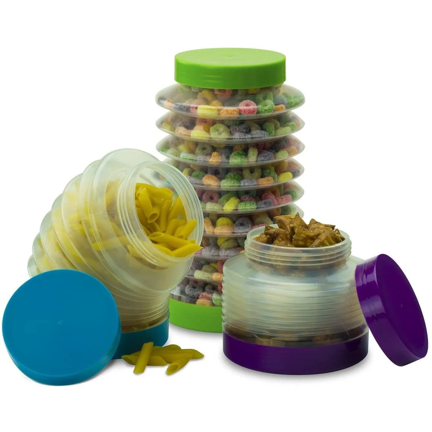 9-Piece: Smart Planet Boing Collapsible Canisters Set