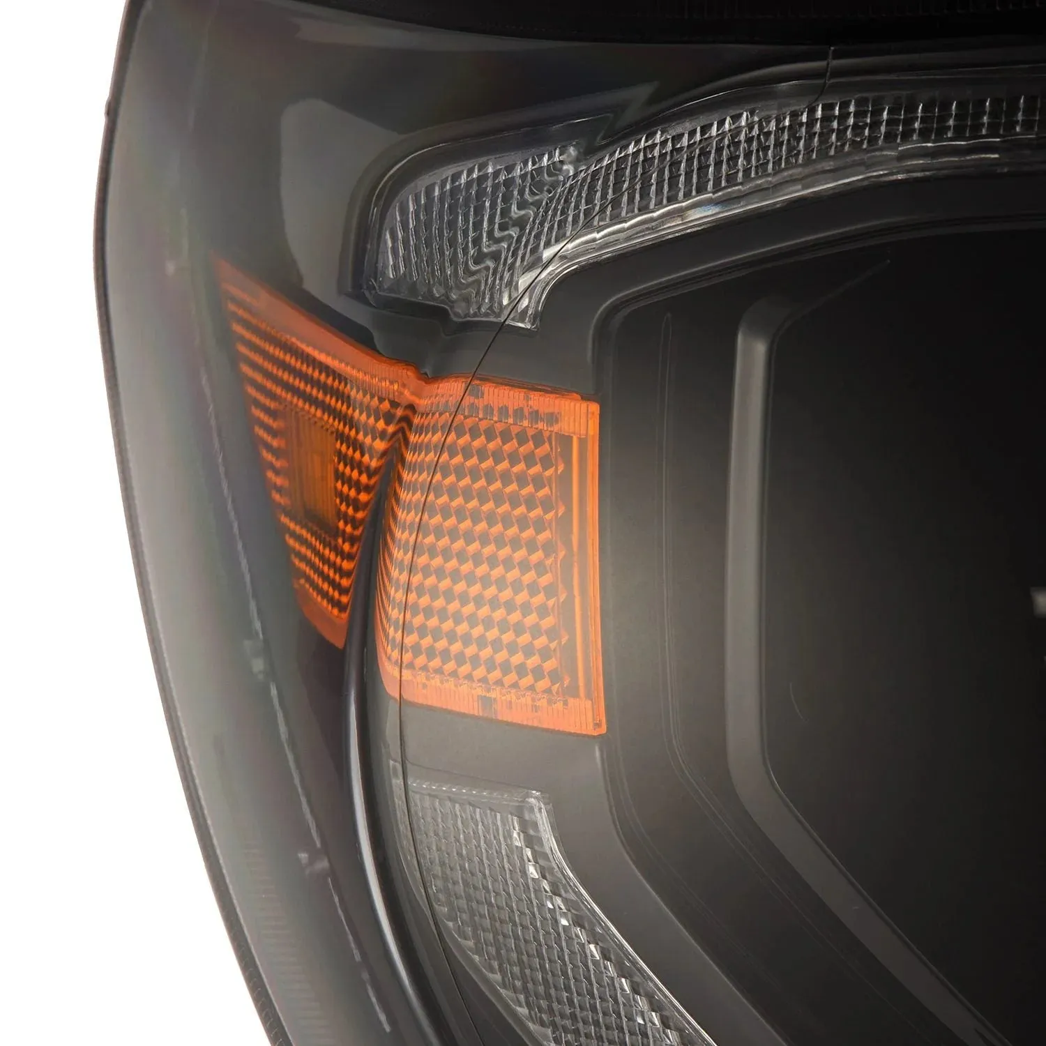 Alpharex MK II LUXX Series Black LED Projector Headlights (2007-2013)
