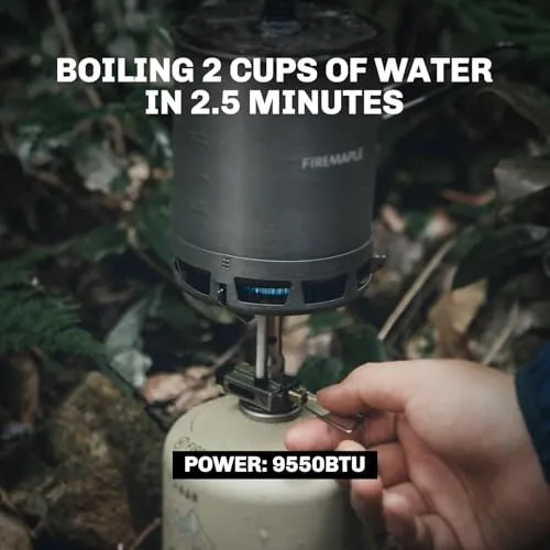 Backpacking & Camping Stove|Outdoor Propane Camp Cooking Gear | Portable Pot/Jet Burner