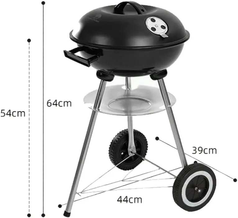 Barbecue, Smokeless Barbecue Rack, Outdoor Carbon Grill, Fireplace, Household Indoor Heating Stove (Size : 44cm)
