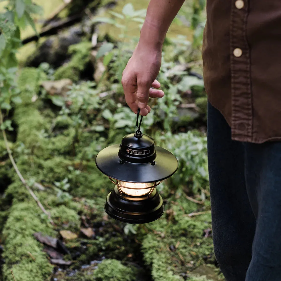 Barebones Outpost Lantern Bronze