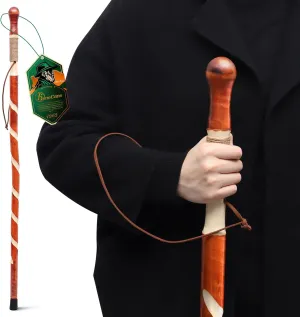 BeneCane Handcrafted Walking Stick, Lightweight Wooden Hiking Stick with Solid Rubber Tip, Durable Heavy-Duty Stick for Senior Balance & Stability, Portable Carved Twisted Travel Cane for Short Women