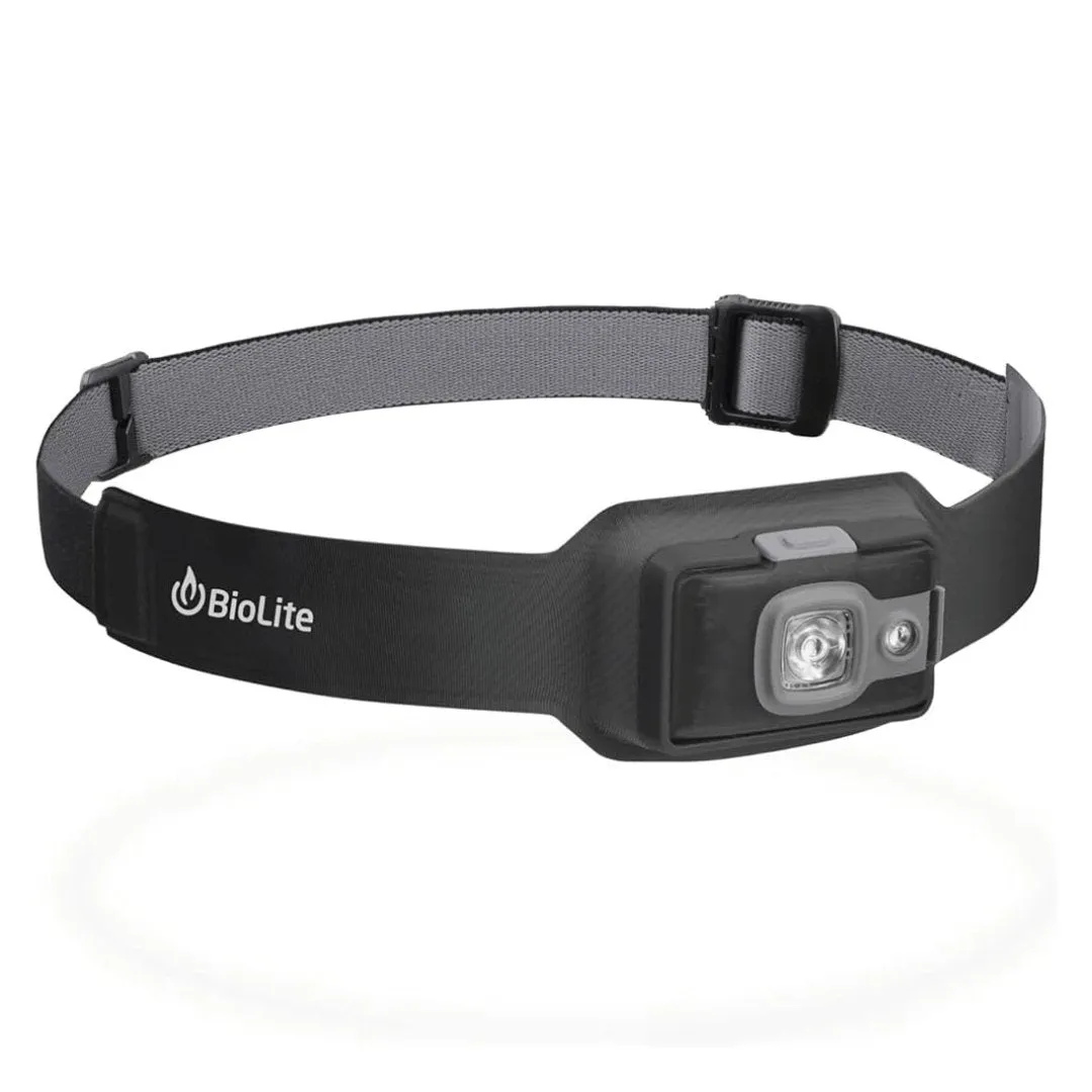 BioLite Headlamp 200 lumens - Rechargeable - Midnight Grey