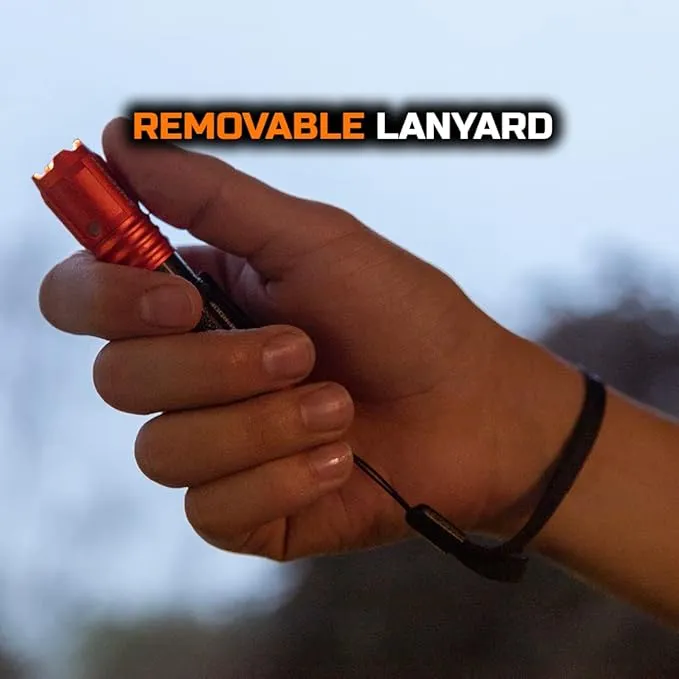 Blackfire - Klein Tools Outdoors - Rechargeable Waterproof Pocket Flashlight BBM6411, 275 Lumen, Dual-Direction Pocket Clip with Lanyard for Outdoor Use, Camping, Hunting, Work