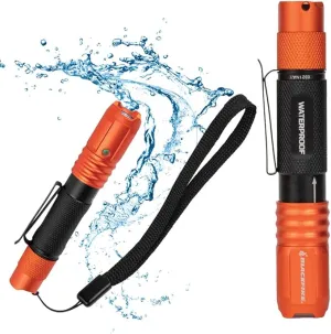 Blackfire - Klein Tools Outdoors - Rechargeable Waterproof Pocket Flashlight BBM6411, 275 Lumen, Dual-Direction Pocket Clip with Lanyard for Outdoor Use, Camping, Hunting, Work