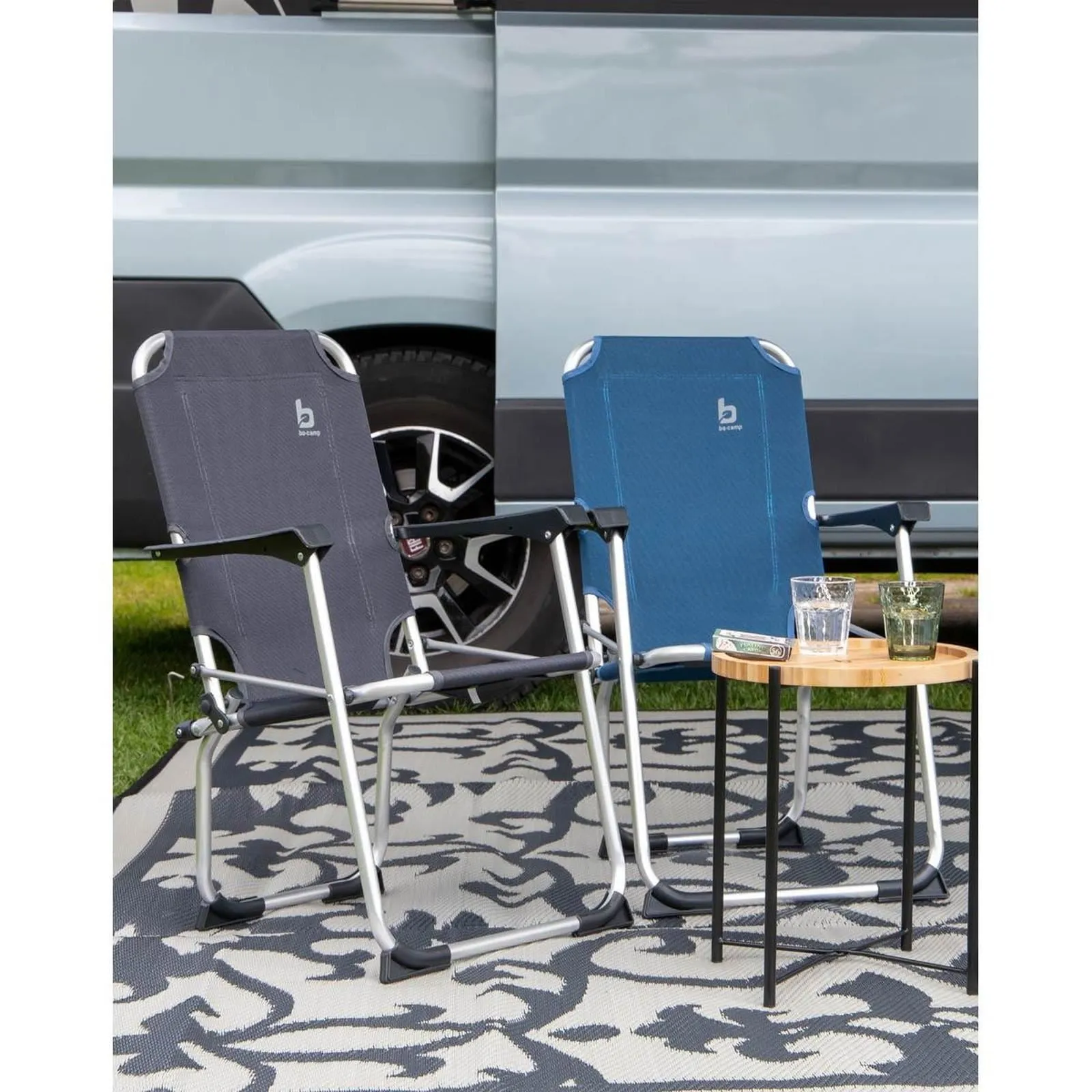 Bo-Camp Child's Chair Copa Rio Aluminium Graphite
