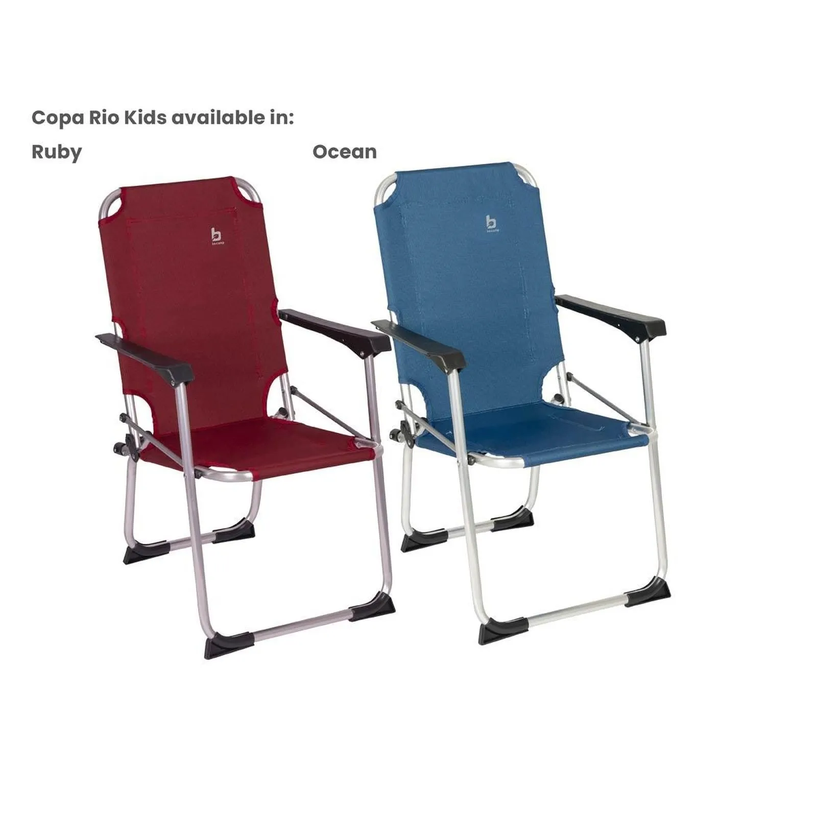 Bo-Camp Child's Chair Copa Rio Aluminium Ocean