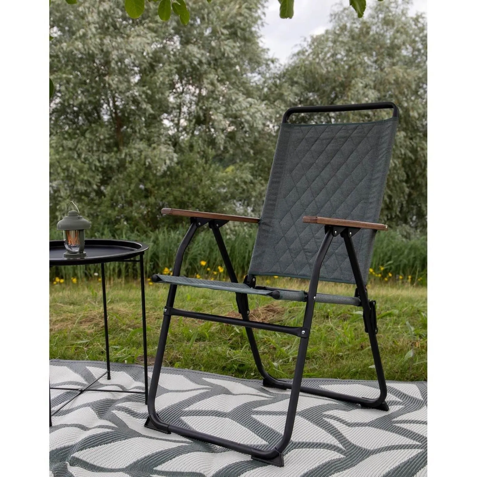 Bo-Camp Industrial Collection Folding Chair Segrell Green