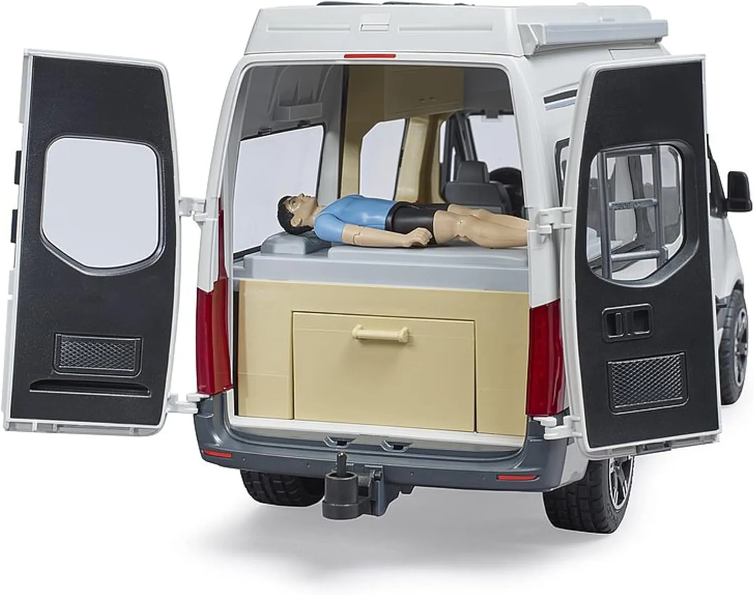 Bruder 02672 MB Sprinter Camper with Driver Figure, 1:16 Scale