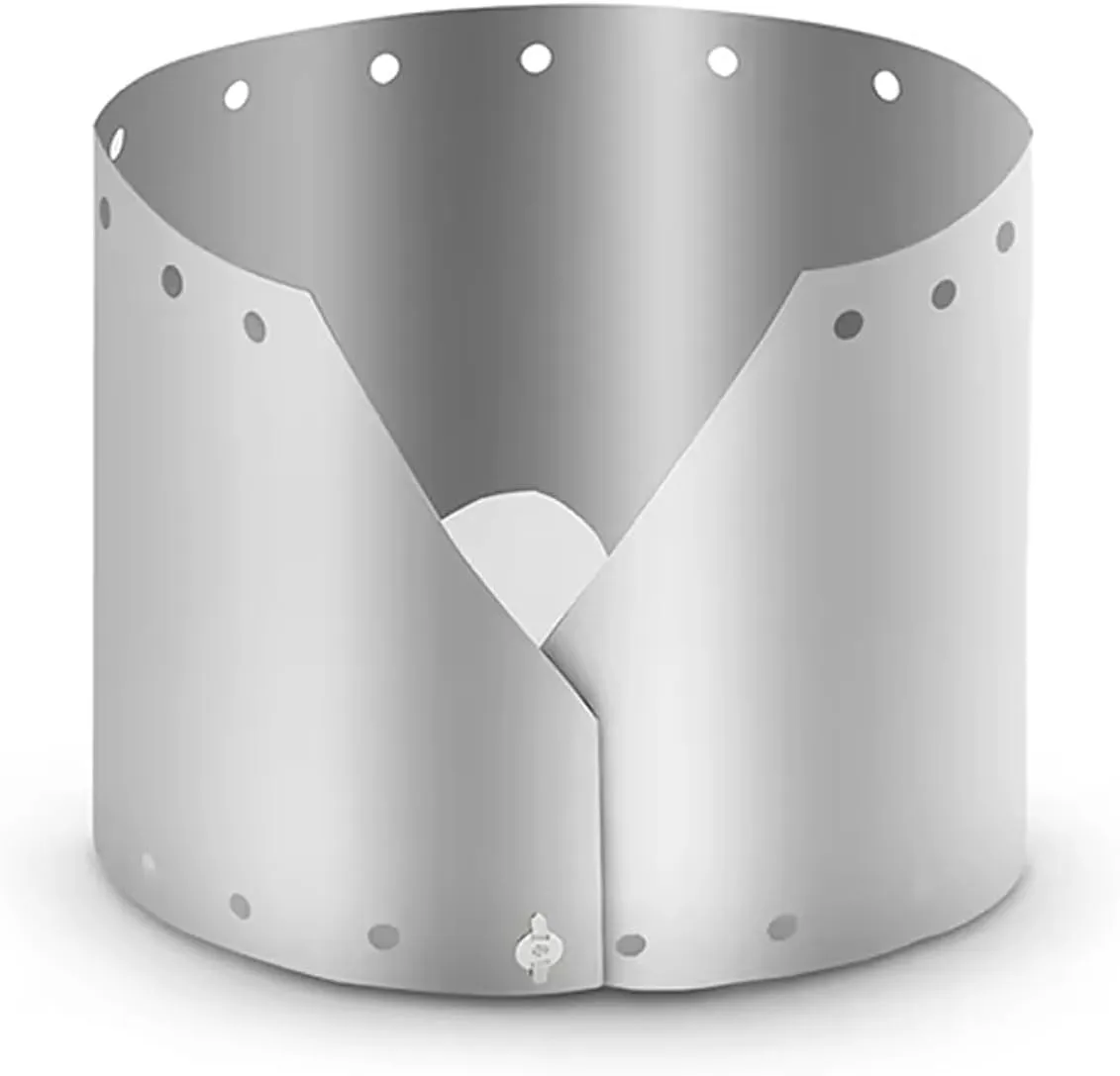 Camp Stove Winds Protecting Plate Thickened Folding Stove Windshield for Outdoor Cooking and Hiking