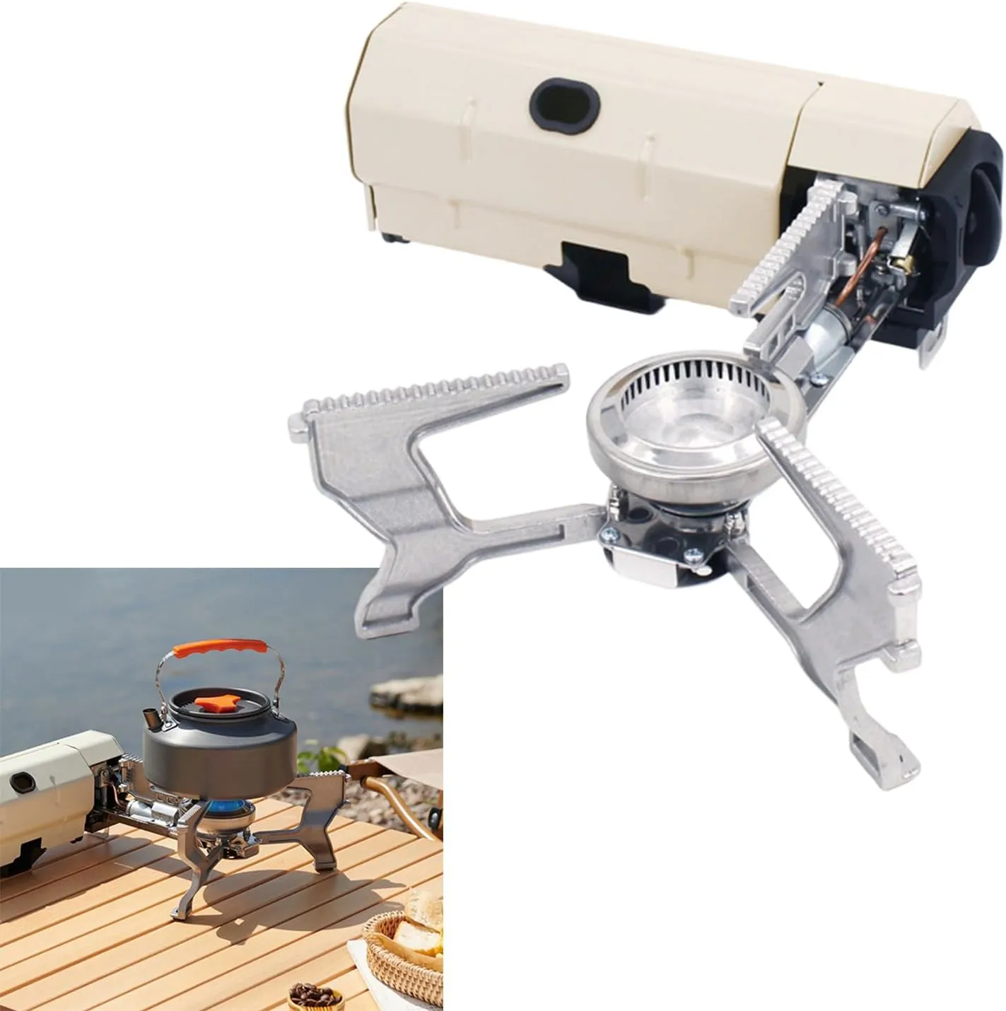 Camp Stoves Portables Folded Camp Stove Outdoor Burners Travel Cooking Grills Cooker for Efficient Cooking