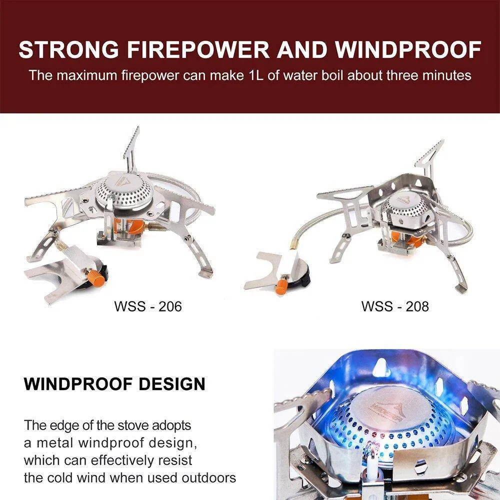 Camping Gas Burner Outdoor Gasoline Stove