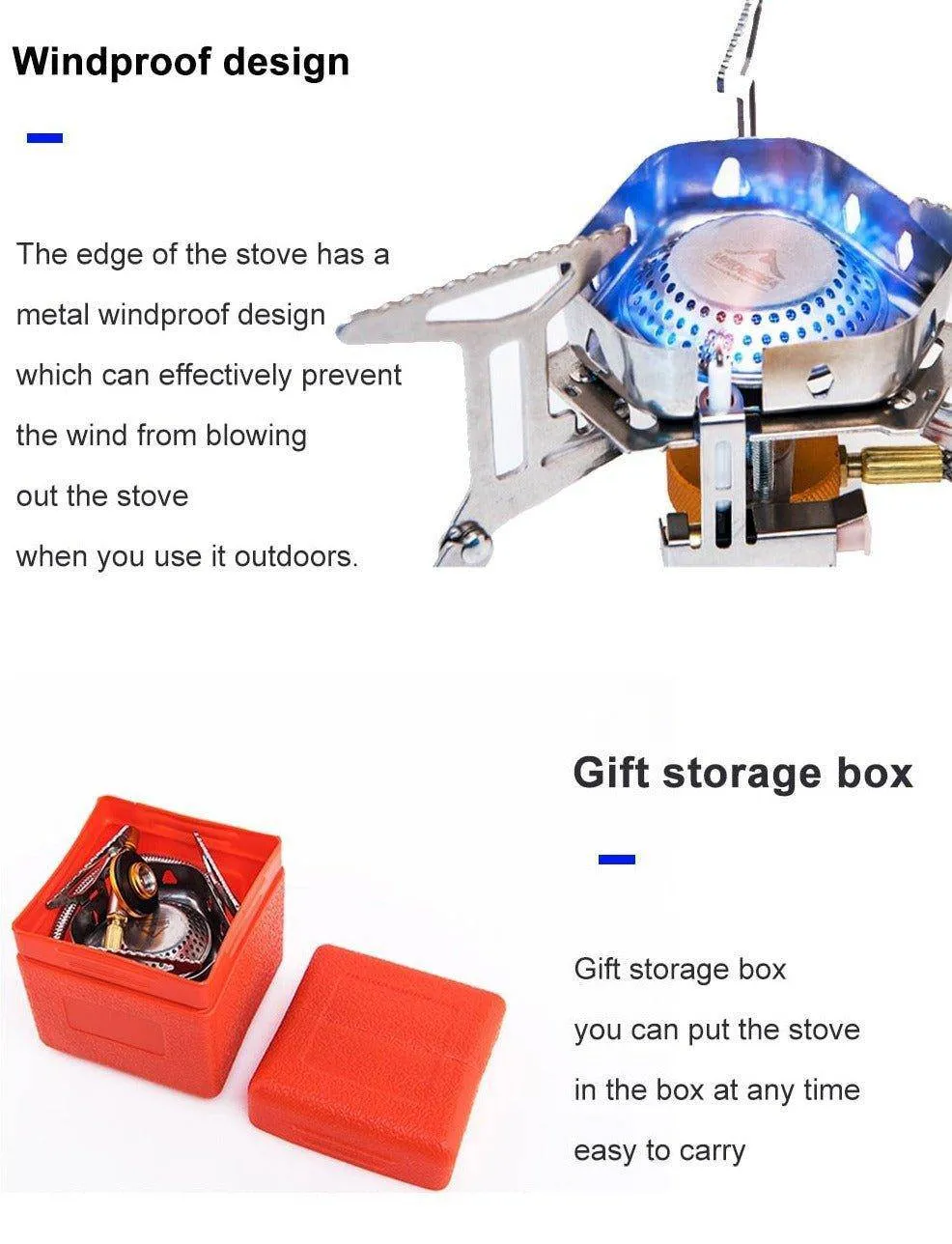 Camping Gas Burner Outdoor Gasoline Stove