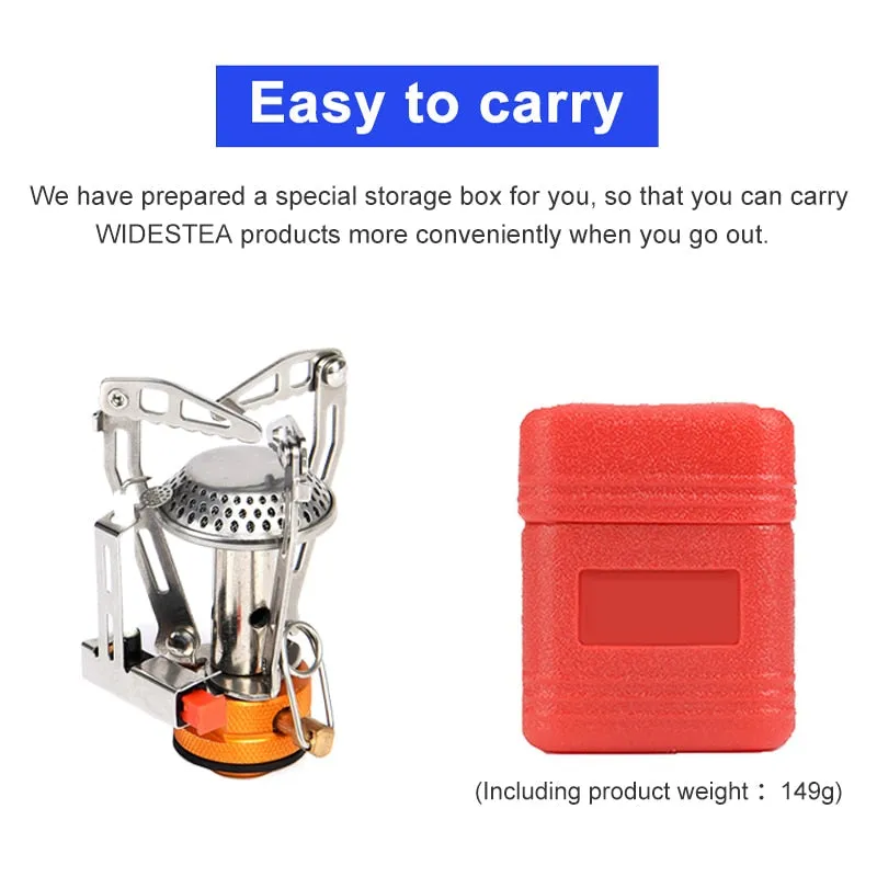 Camping One-piece Gas Stove Heater Tourist Burner Foldable Outdoor