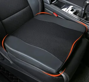 Car Seat Cushion, Comfort Memory Foam Car Cushions for Driving - Sciatica & Lower Back Pain Relief, Driver Seat Pillow for Auto, Office Chair, Wheelchair - Black