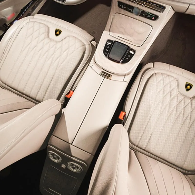 Car Seat Cushion for Lamborghini Gallardo/Islero/Jalpa/Jarama/Miura/Murciélago/Urraco, Sciatica and Back Pain Relief, Road Trip Essentials for Drivers, Comfort for Car Driver, Office