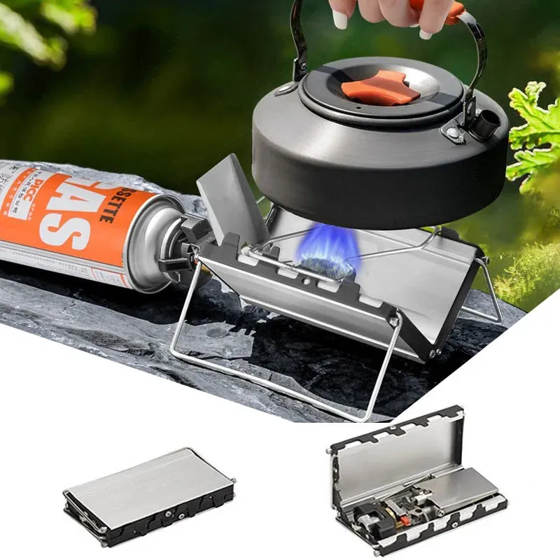 Cassette Windproof Notebook Card Gas Stove