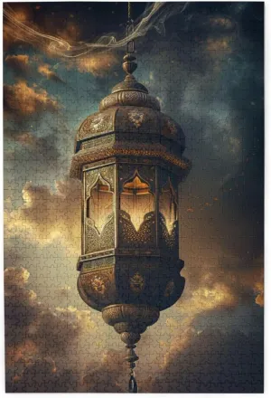 Celebration Lantern in Fantasy Style Jigsaw Puzzles 500 Pieces for Adults Puzzle Grandmother Birthday Christmas Valentines Jigsaw Puzzles for Adults 500 Pieces and Up Gift for Women