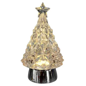 Christmas Lantern Tree Lantern - Silver 36673B
