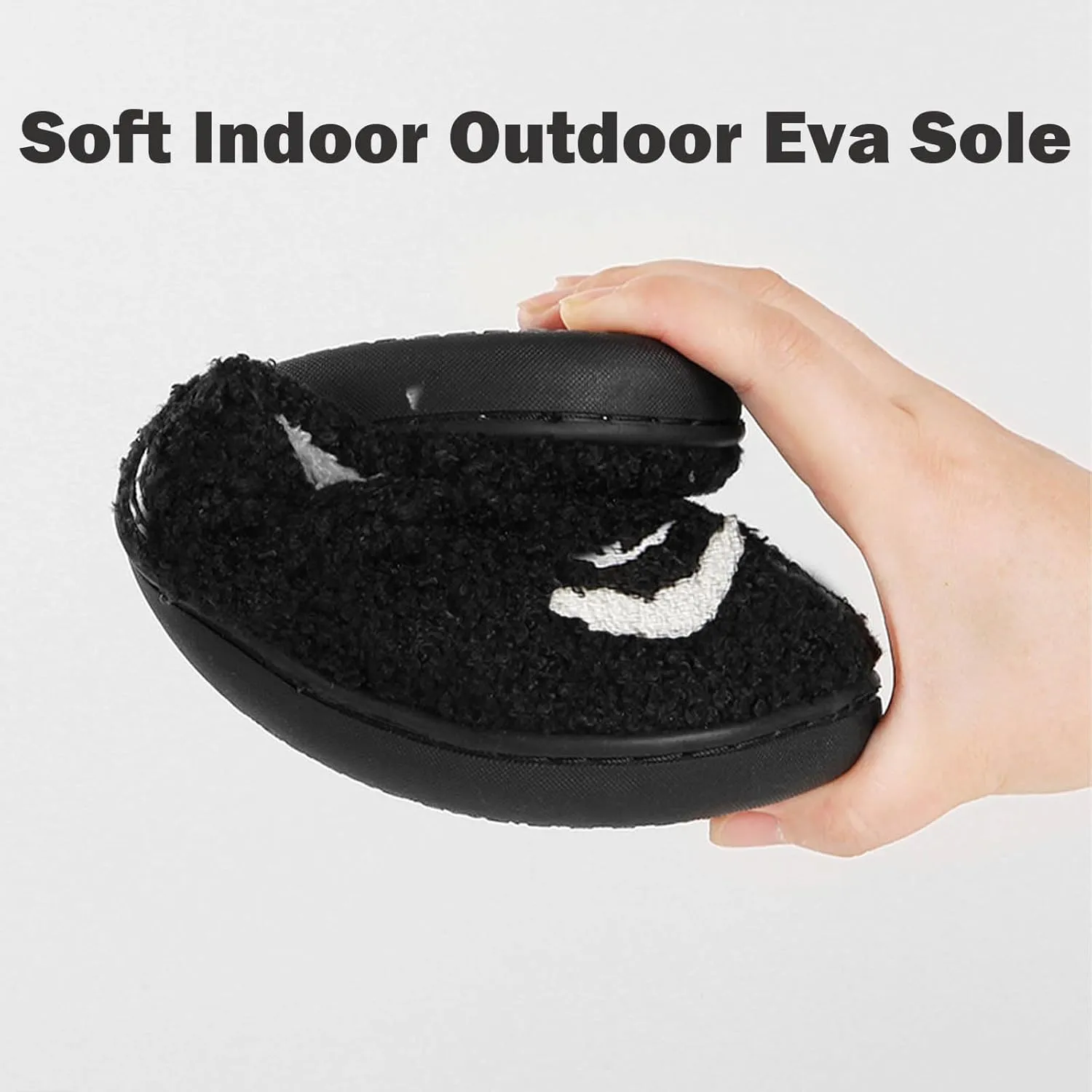 Christmas Slippers For Women Men Indoor Soft Warm Cotton Bedroom Reindeer Slippers House Memory Foam Slippers Cozy Fluffy Fall Winter Home Slippers