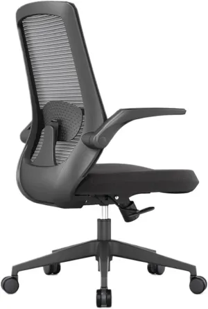 Classic Office Chair Comfortable Mesh High Back Computer Chair Home Study Swivel Seat Adjustable Armrests and Ergonomic Design Desk Task Chair(Black)