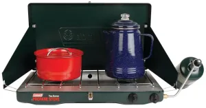 Classic Propane Gas Camping Stove, 2-Burner