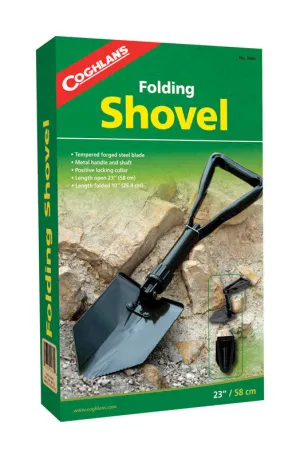 Coghlan's Black Shovel 9.625 in. H X 1.125 in. W X 23 in. L 1 pk