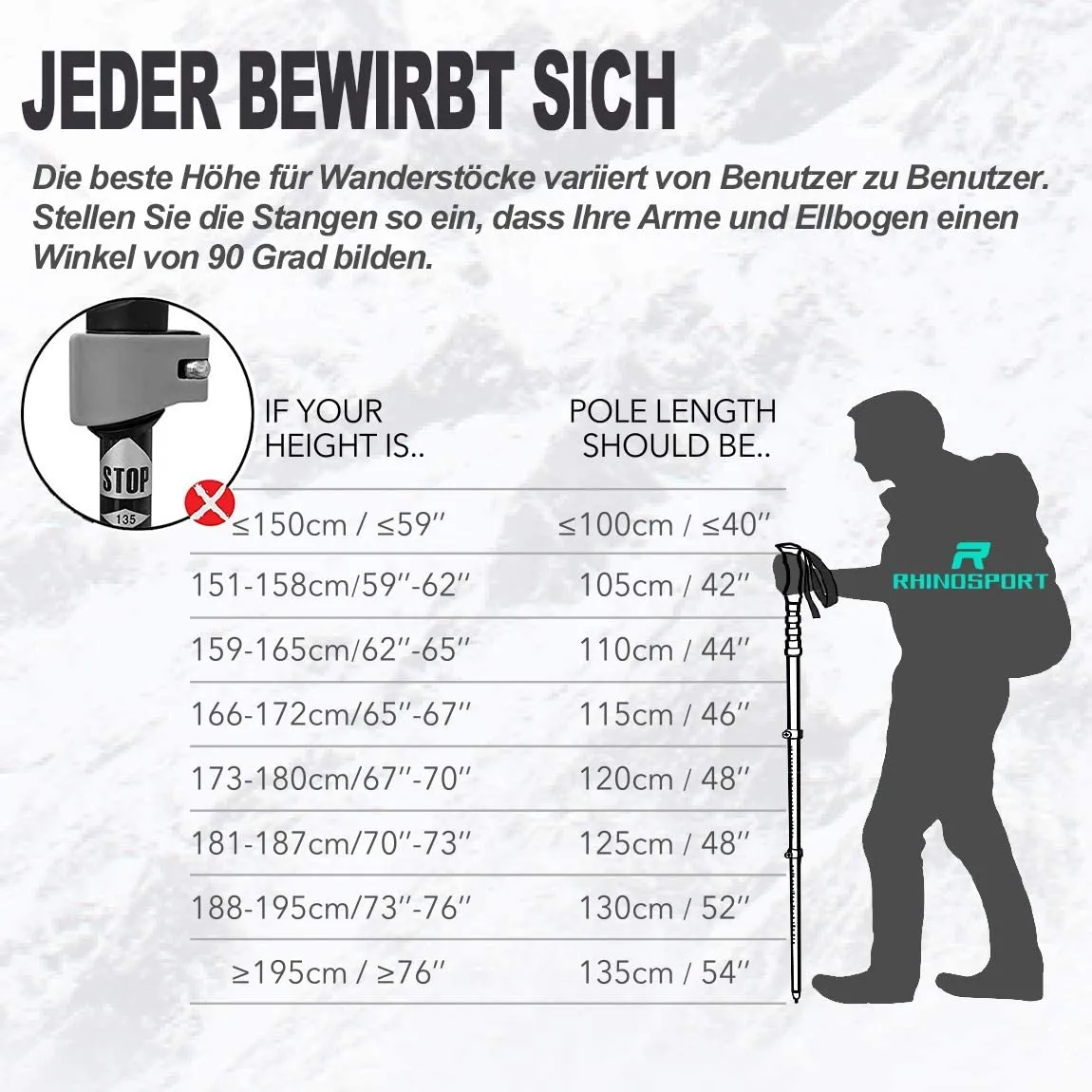 Collapsible  Hiking Poles Pack of 2 Trekking Poles for Hiking