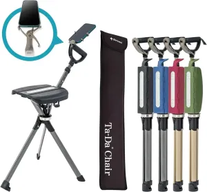 Combination Hiking Stick/Folding Chair