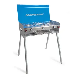 COMPANION Regulated RV Stove & Grill 2 Burner