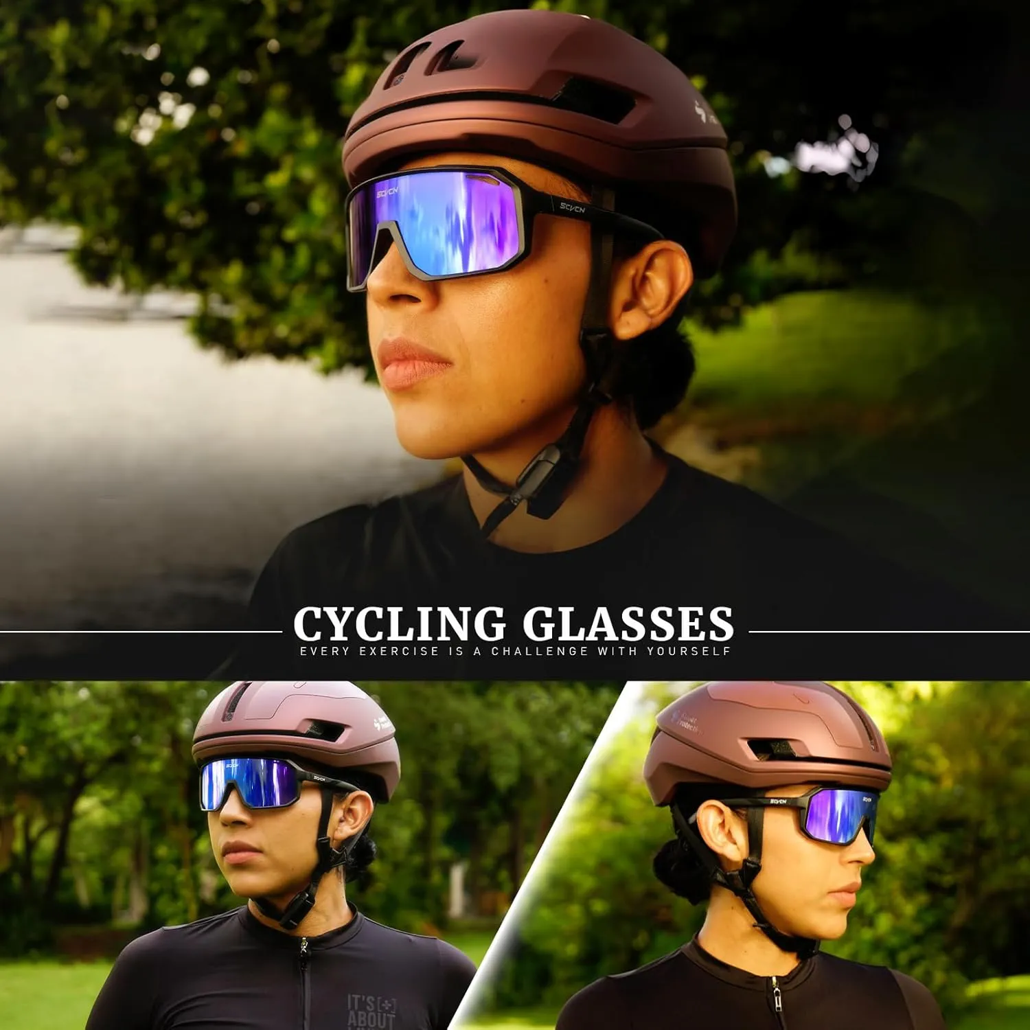 Cycling Glasses Sport Sunglasses MTB BMX Men Women Running Driving Fishing Golf DZ-S62