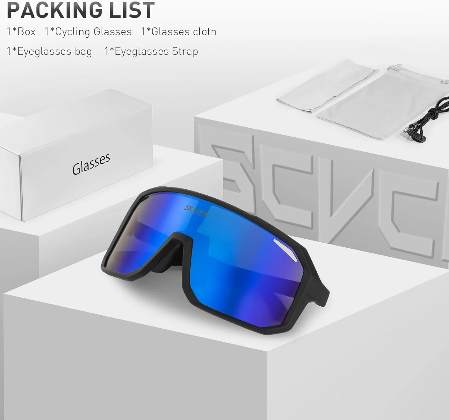 Cycling Glasses Sport Sunglasses MTB BMX Men Women Running Driving Fishing Golf DZ-S62