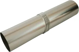 DANCHEL OUTDOOR Roll up Stainless Steel Stove Pipe Ultralight,Camping Wood Stove Chimney Pipe with Rings, Hot Tent Accessories Replacement Flue 2.36’’Dia., 11'' Wide, 9.8ft/3m Length