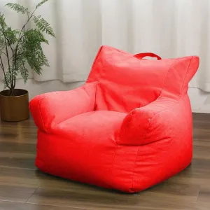 DELURA Bean Bag Chair,Puff Chair,Lazy Sofas Cover Chairs Without Filler Lounger Seat Bean Bag Pouf Puff Couch Tatami Living Room Beanbags (Color : B)