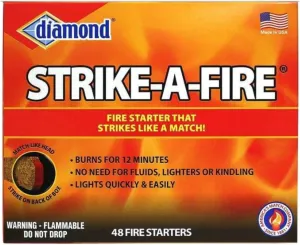 Diamonds Fire Starter Matches 48 Count per Pack