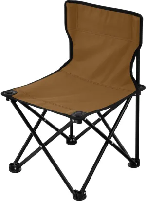 DOMIKING Brown Kids' Portable Camping Chairs for Outdoor Fishing Chair with Carry Bag Folding Chair for Hiking Camping Travel