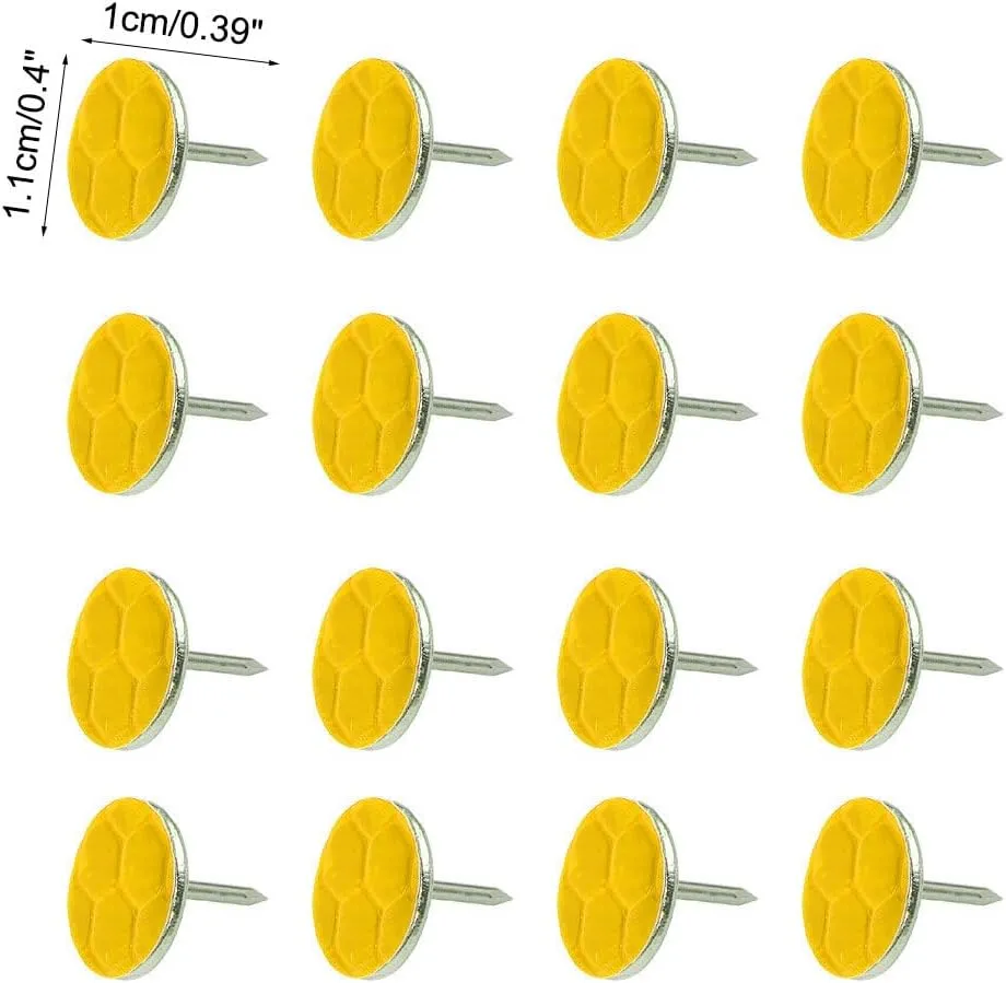 DONGKER Reflective Tacks,200 PCS Steel Reflective Trail Marking Tack for Hunting Hiking Camping Tree Stand Outdoor