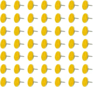 DONGKER Reflective Tacks,200 PCS Steel Reflective Trail Marking Tack for Hunting Hiking Camping Tree Stand Outdoor