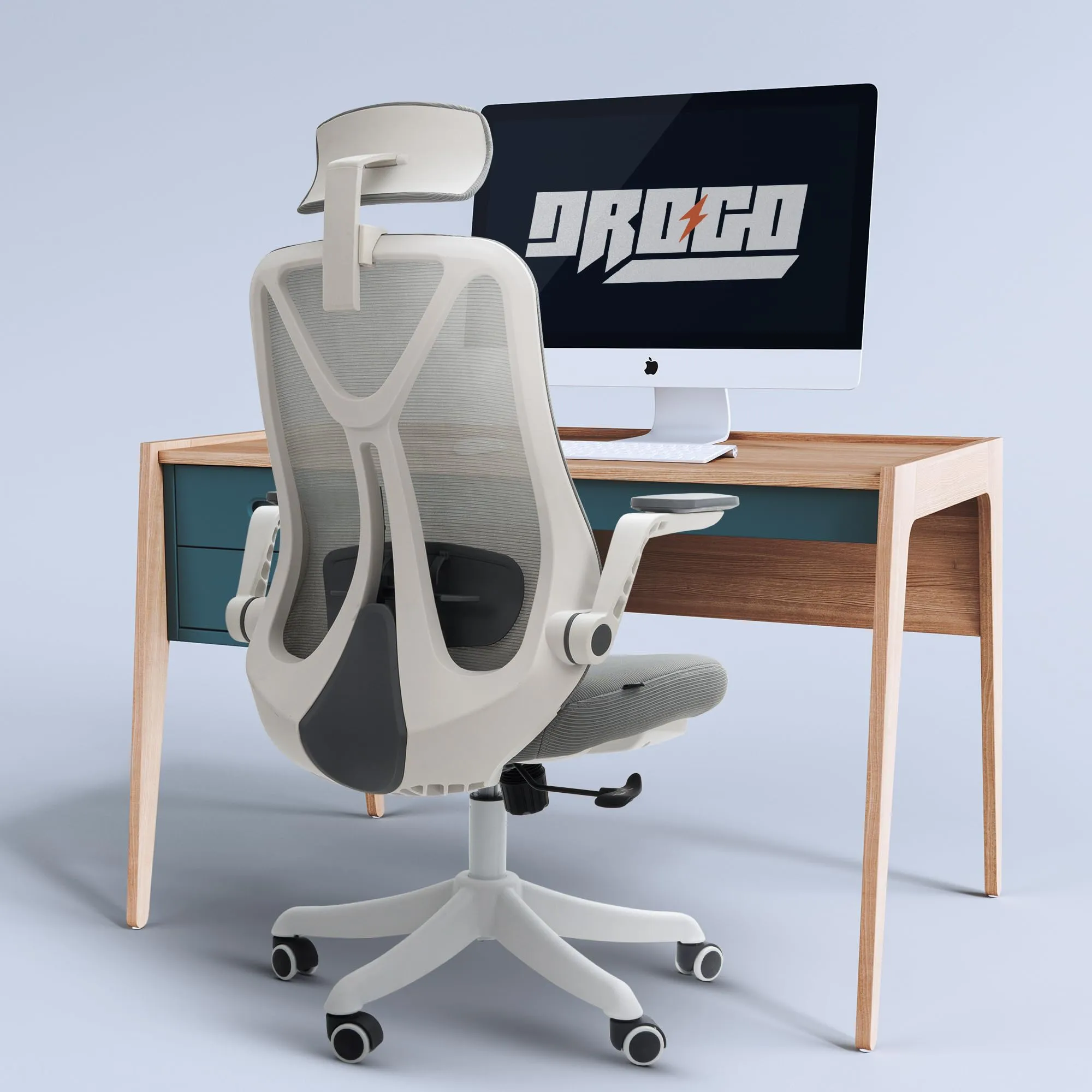 Drogo ComfortFlex Premium Ergonomic Office Chair for Work from Home with Adjustable Seat